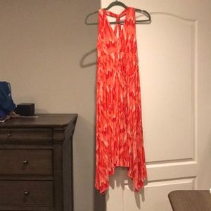 INC asymmetrical hemline dress